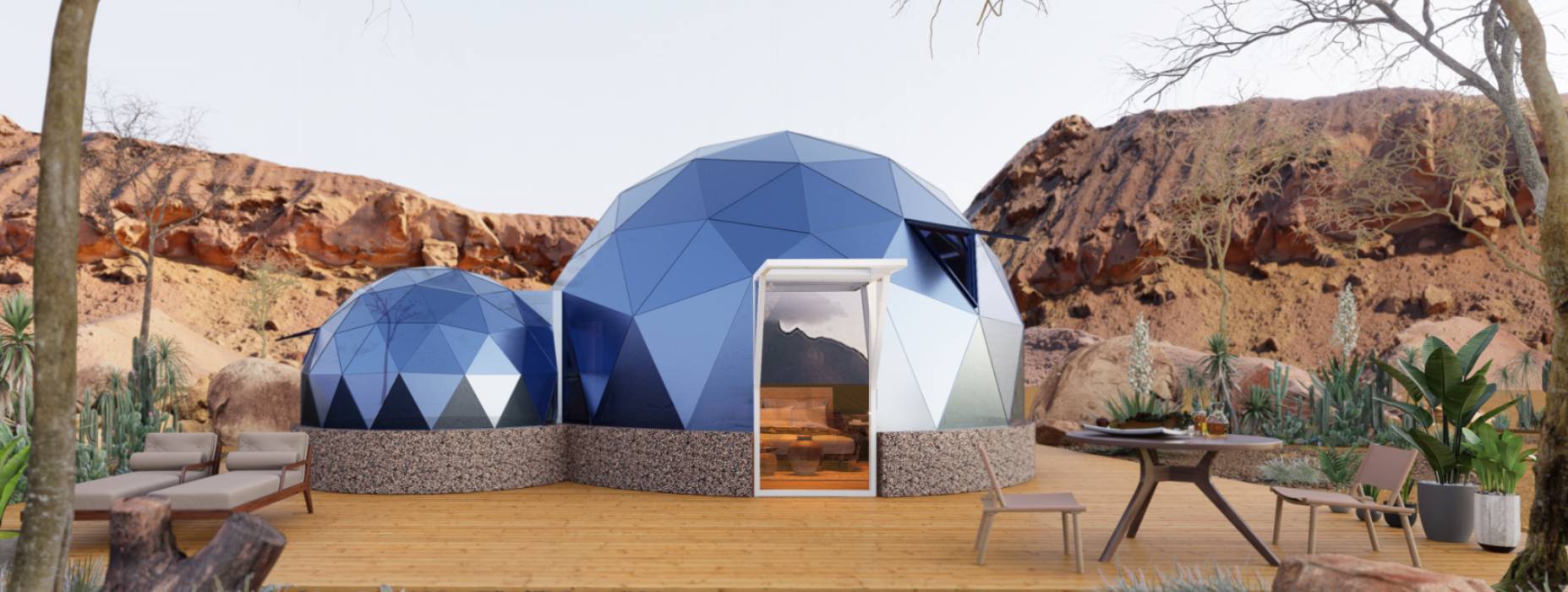 鹤山市球形智能光伏玻璃星空房